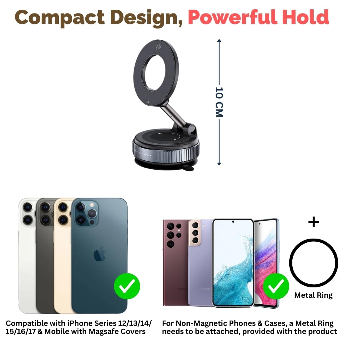 Zapzi hold x magnetic phone holder