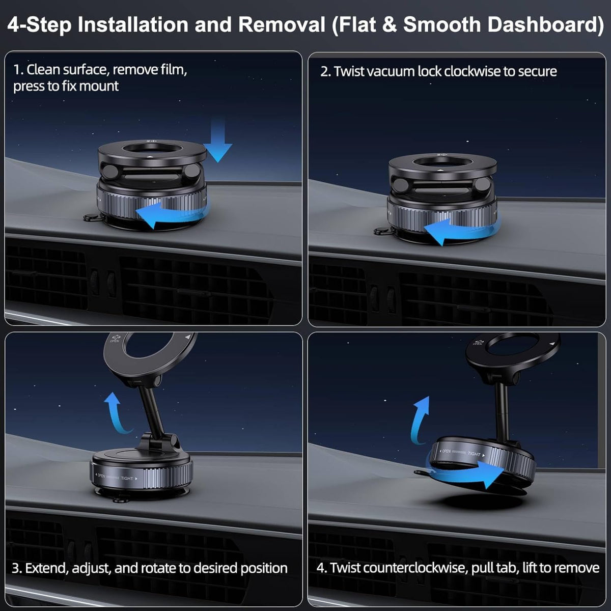 Zapzi hold x magnetic phone holder