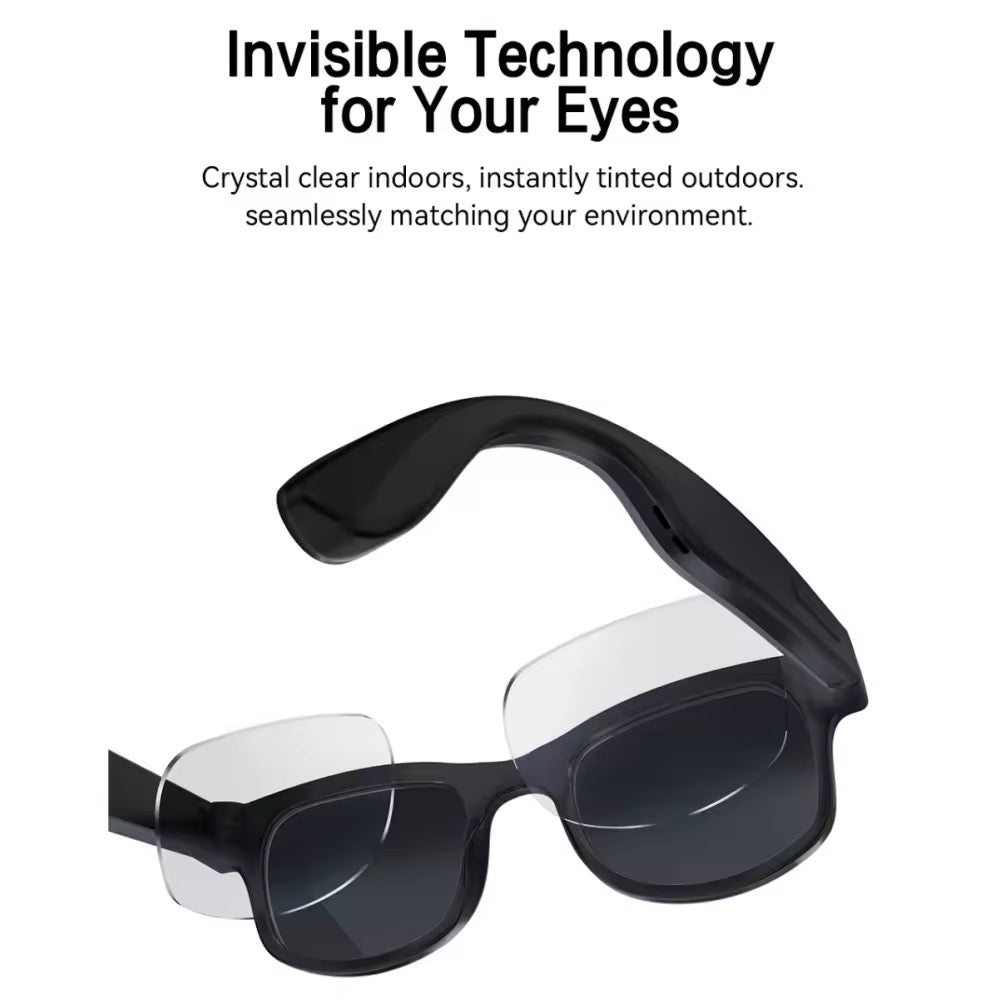 ZAPZI A1 Ai SmartGlasses- Powered By Ai, 8MP Camera, 1200P 30FPS Video Recording, WiFi