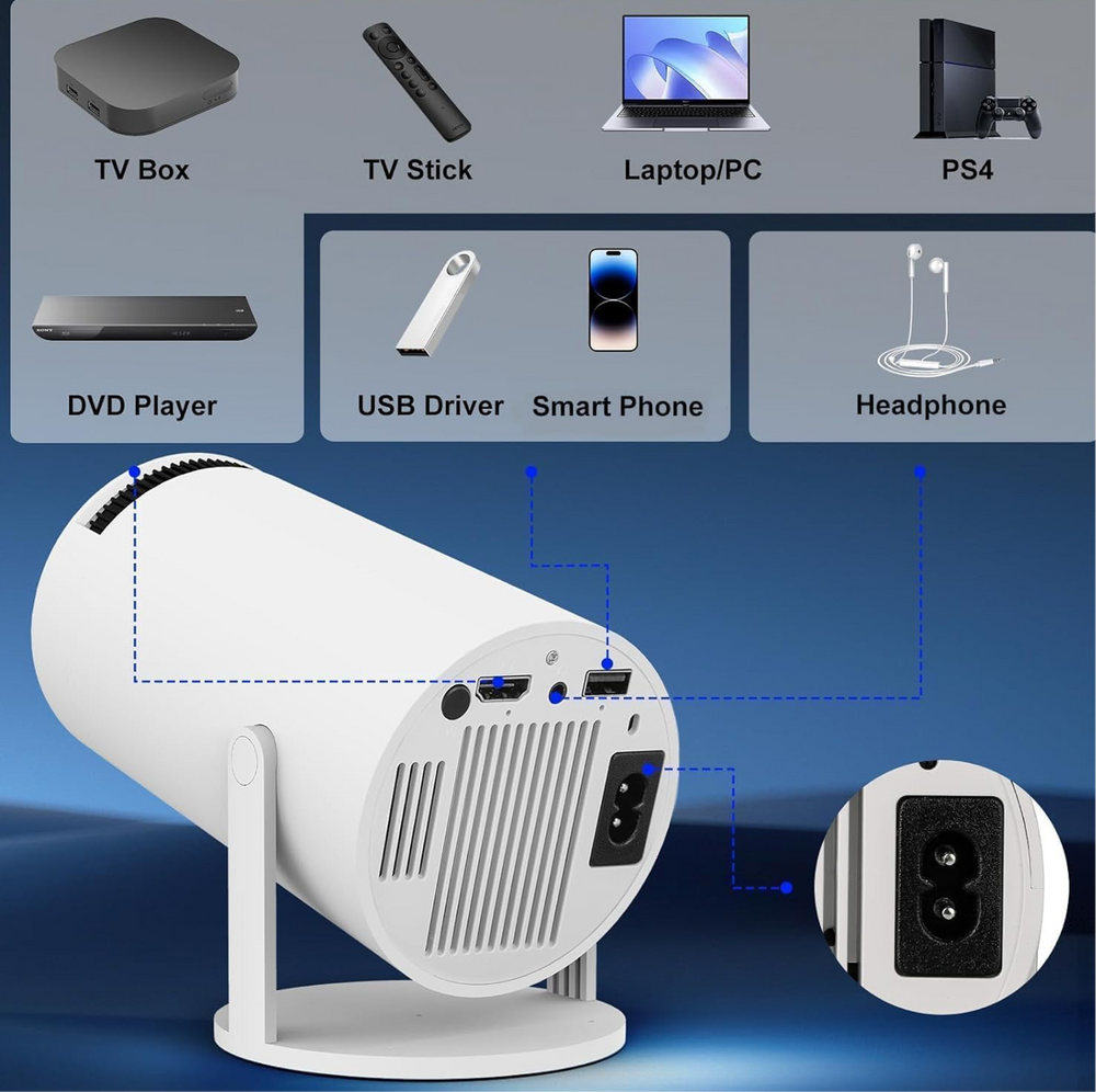 Z1 Mini Projector — Pocket Cinema Anywhere | Plug & Play