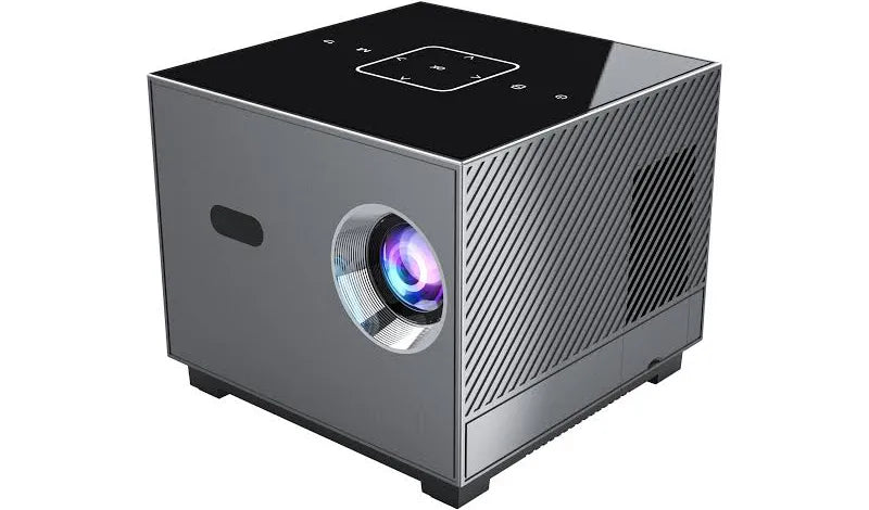 Zapzi xnano x3 projector, android 10, 4k compatible, wifi, screen mirroring, full hd 1080p, led home theatre with voice remote