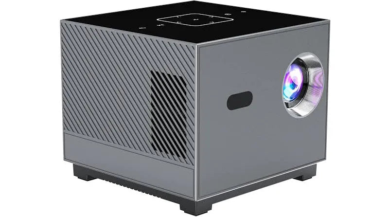 Zapzi xnano x3 projector, android 10, 4k compatible, wifi, screen mirroring, full hd 1080p, led home theatre with voice remote