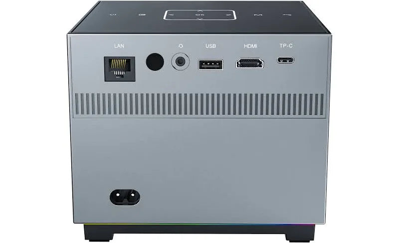 Zapzi XNANO X3 Projector, Android 10, 4K Compatible, WiFi, Screen Mirroring, Full HD 1080P, LED Home Theatre with Voice Remote