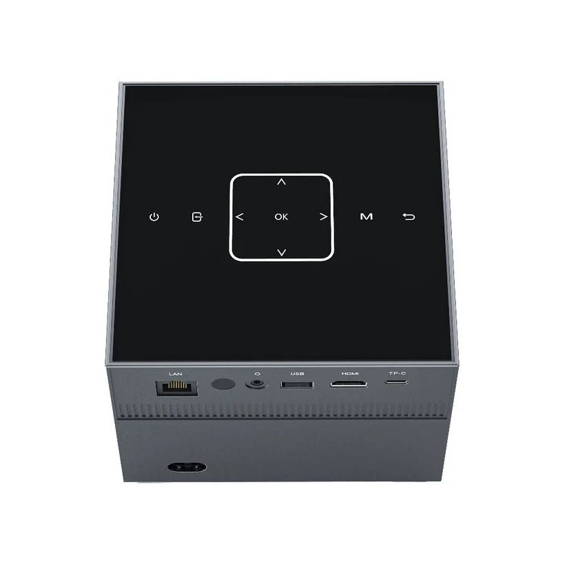 Zapzi XNANO X3 Projector, Android 10, 4K Compatible, WiFi, Screen Mirroring, Full HD 1080P, LED Home Theatre with Voice Remote